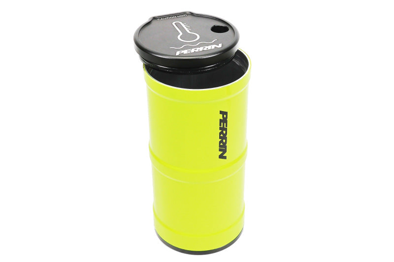Perrin 13-25 Subaru BRZ / 04-21 Subaru STI / 02-25 Subaru WRX Coolant Overflow Tank - Neon Yellow - ASM-ENG-505NY