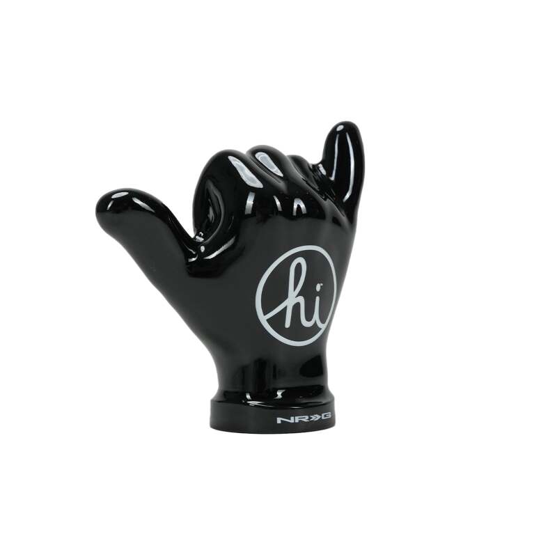NRG X IN4MATION Weighted Da Shaka Shift Knob - Black - SK-IN4-BK - front view