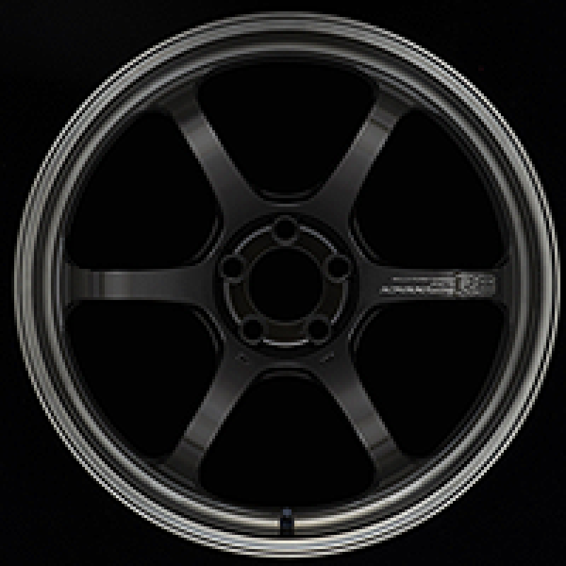 Advan R6 20x10 +45mm 5-114.3 Machining &amp; Black Coating Graphite Wheel - YA60K45EBG