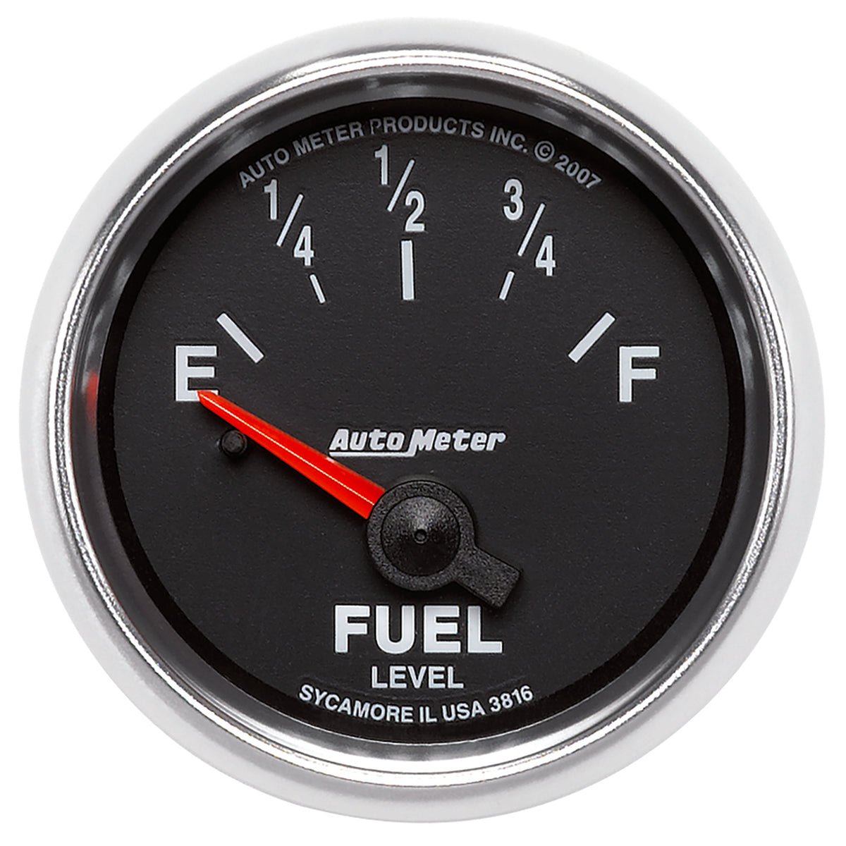 AutoMeter Gauge Fuel Level 2-1/16in. 240 Ohm(e) to 33 Ohm(f) Elec Gs - 3816