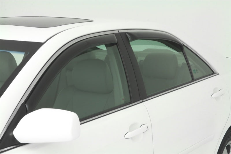 AVS 07-11 Toyota Camry Ventvisor In-Channel Front &amp; Rear Window Deflectors 4pc - Smoke - 194425