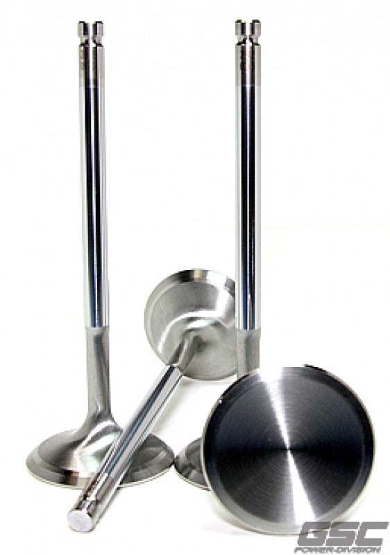 GSC P-D Audi V10 5.2L 27mm Head STD 101.8mm Long Chrome Polished Alloy Exhaust Valve - Set of 10 - 2251-10 by GSC Power Divis