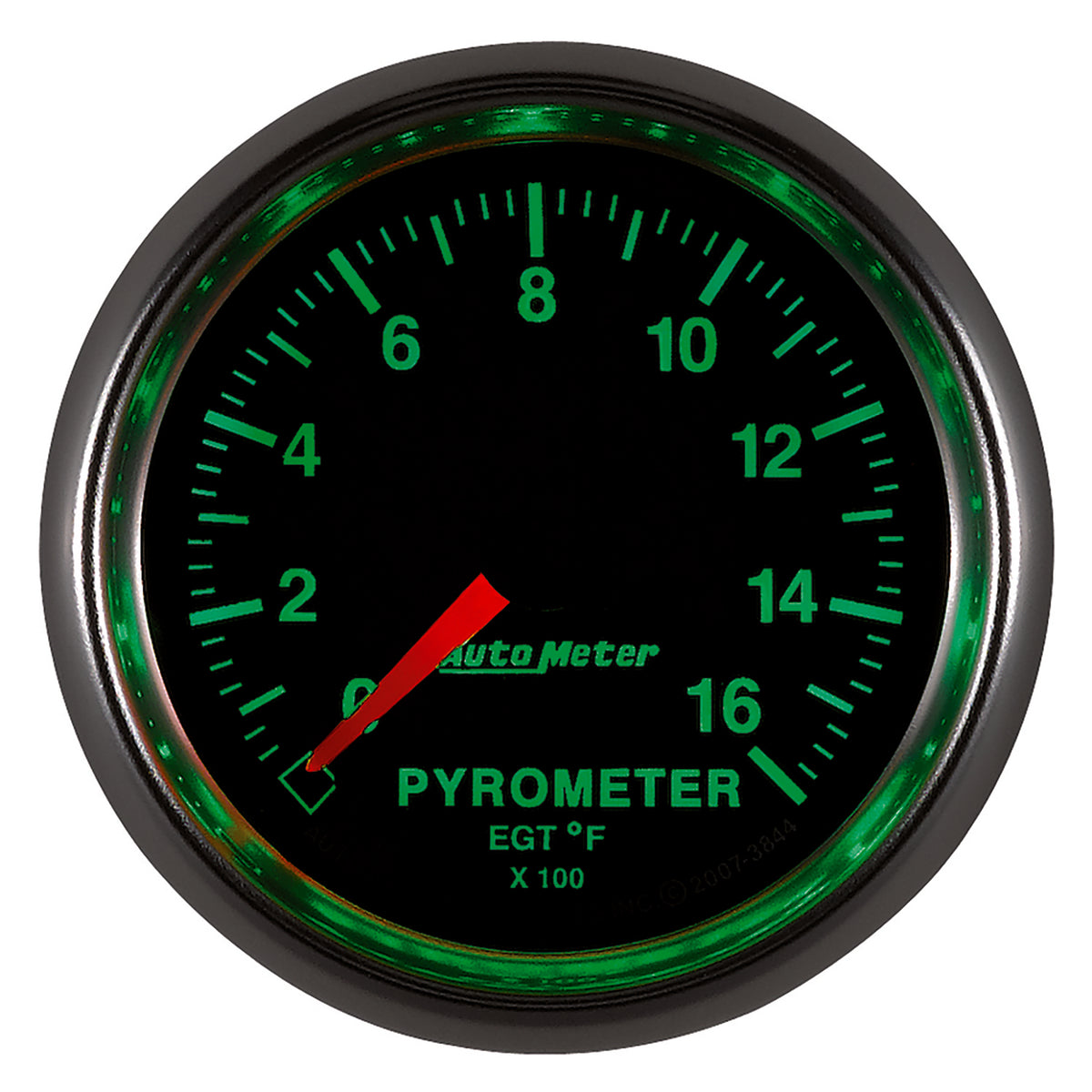 Autometer GS 0-1600 degree F Full Sweep Electronic Pyrometer Gauge - 3844
