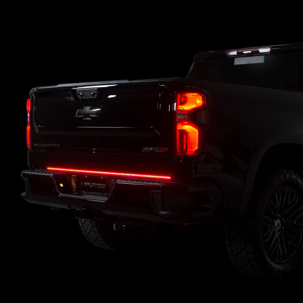 Putco Chevrolet Canyon 2015-2022 48In Direct Fit Blade Kit Tailgate Bars - 760048-04 for 2005-2025 Toyota Tacoma - front view