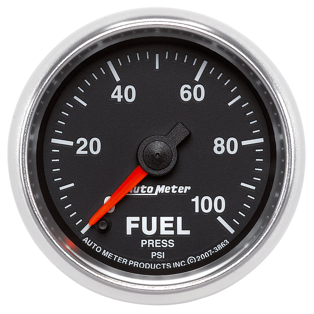 Innovate MTX Analog Fuel Pressure 0-100psi Gauge Kit - Black Dial - 3863