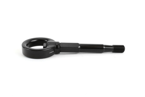 Perrin 15-17 Subaru WRX/STI Tow Hook Kit (Front) - Flat Black - PSP-BDY-232BK for 2015-2021 Subaru WRX STI - front view