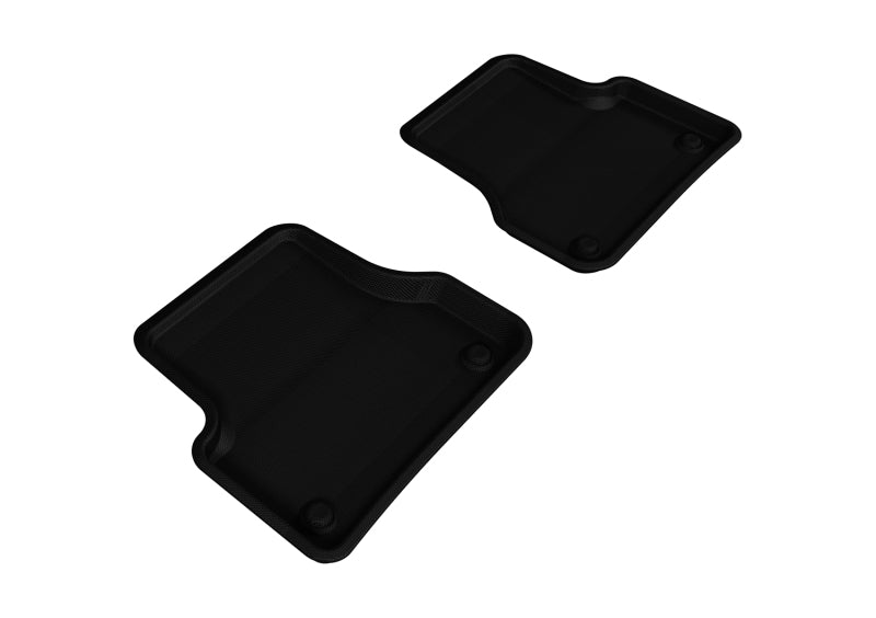 3D MAXpider 2012-2018 Audi A6/A7/S6/S7/RS7 Kagu 2nd Row Floormats - Black - L1AD02221509
