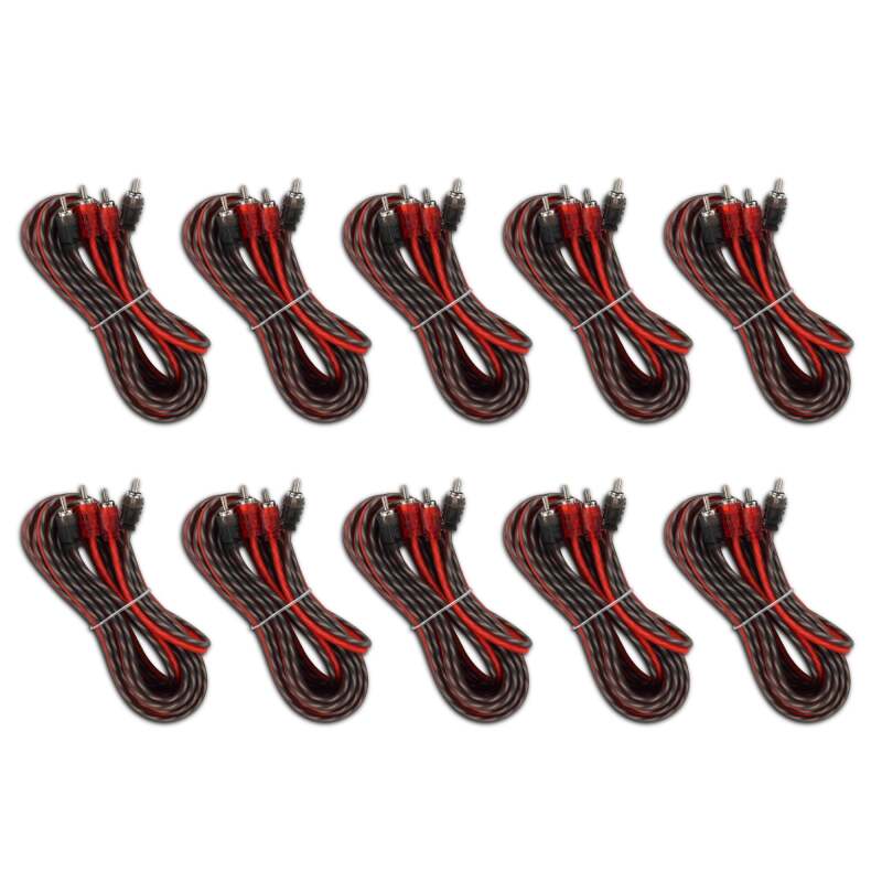 DS18 Level 1 RCA 16-Feet 10 x Pack - RCA-16FT.10PK - front view