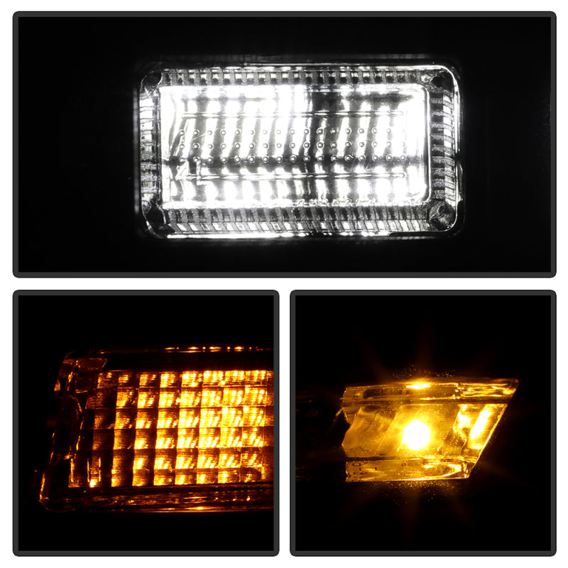 Spyder 14-21 Jeep Grand Cherokee Proj Headlights - Halogen Model Only - PRO-YD-JGC14HALSI-SBGR-BK - 5088949