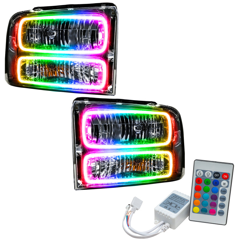 Oracle 05 Ford Excursion SMD HL - Chrome - ColorSHIFT w/ Simple Controller SEE WARRANTY - 7146-504