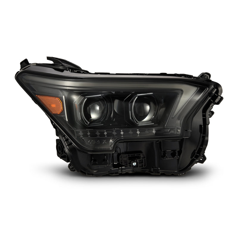 AlphaRex 23-24 Toyota Tacoma LUXX-Series LED Proj Headlights Alpha Blk w/Actv Light &amp; Seq. Sig + DRL - 880334