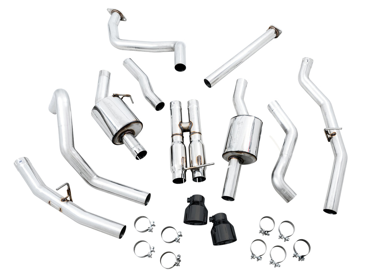 AWE Tuning 2021 RAM 1500 TRX 0FG Cat-Back Exhaust - Diamond Black Tips - 3015-33005