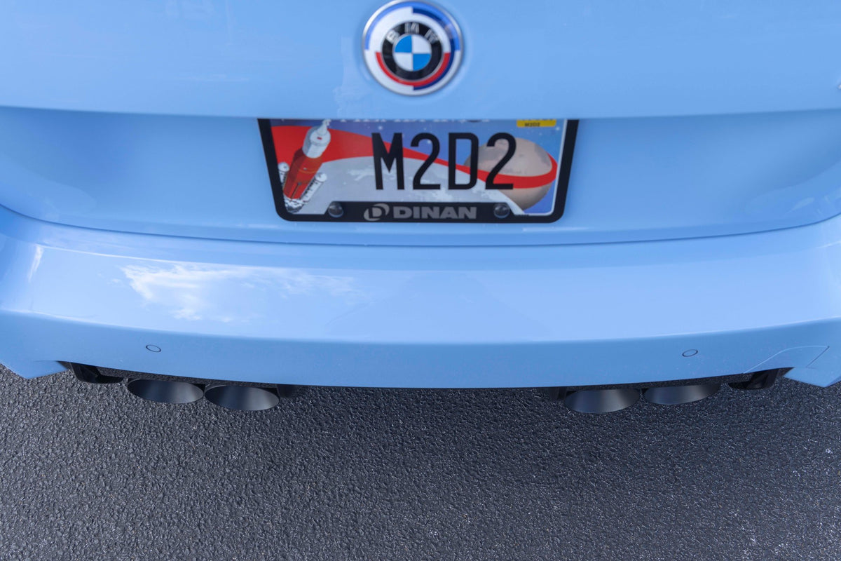 Dinan - Valved Axle-Back Exhaust - 2023-2026 BMW M2 - D660-0100-BLK