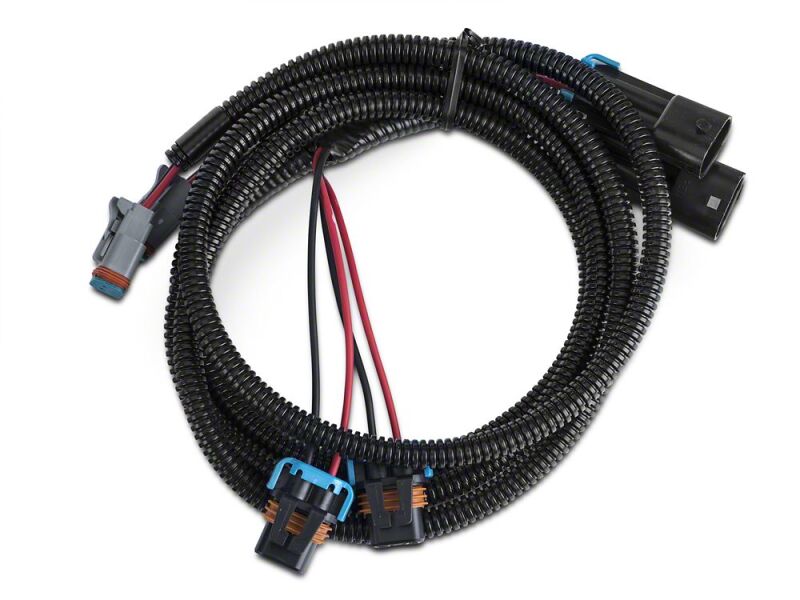 Raxiom 07-09 Jeep Wrangler JK Axial Series H10 Fog Light Dual Wire Harness Adapter Set - J104818 - front view
