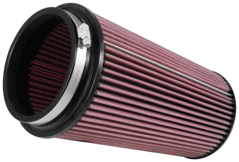 K&amp;N Filter Universal Clamp-On Filter-Tapered Conical 5in Flange ID x 6.5in Base OD x 5.094in Top OD - RU-5065XD