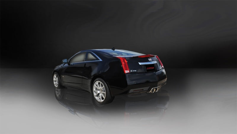 Corsa 11-13 Cadillac CTS Coupe V 6.2L V8 Polished Sport Axle-Back Exhaust - 14942