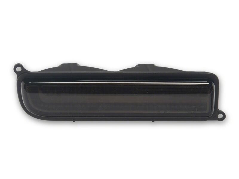 Raxiom 97-01 Jeep Cherokee XJ LED Front Corner Lights- Black Housing- Smoked Lens - XJ24497 - front view
