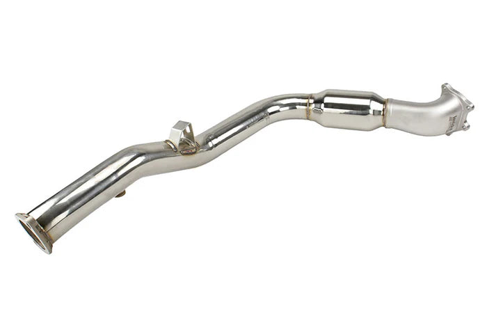 Invidia 02-07 WRX/STi Polished Divorced Waste Gate Downpipe with High Flow Cat - HS05SW1DPC