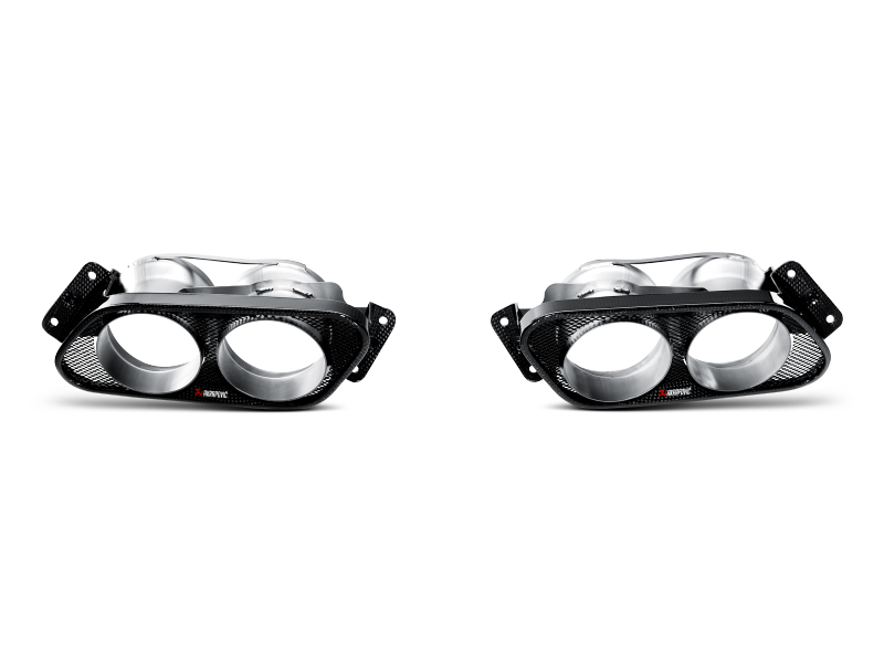 Akrapovic 10-14 AMG SLS Coupe/Roadster Evolution Line Cat Back (Titanium) w/ Carbon Tips - S-MESLSAMG/1