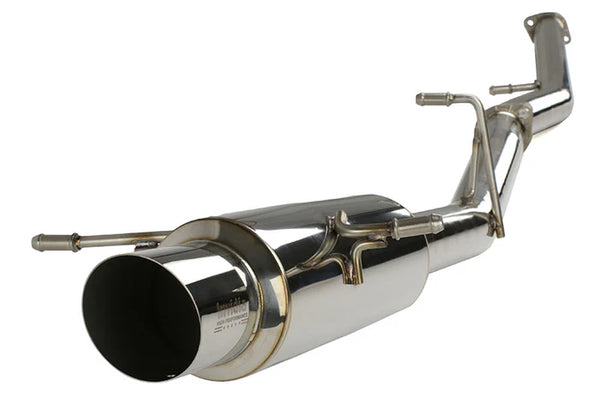 Invidia 02-07 WRX/STi 76mm N1 RACING Stainless Steel Tip Cat-back Exhaust - HS02SW1GTR for 2015-2021 Subaru WRX STI - front v