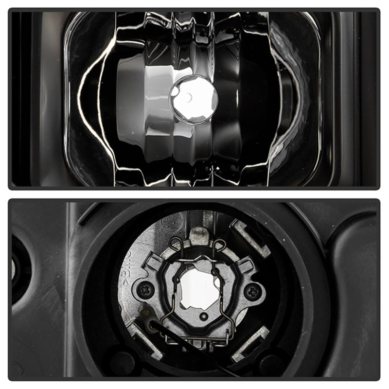 Spyder 20-23 Chevy Silverado 2500/3500 Proj Headlights - LED DRL - Black PRO-YD-CSHD20SI-SEQ-BK - 5088796