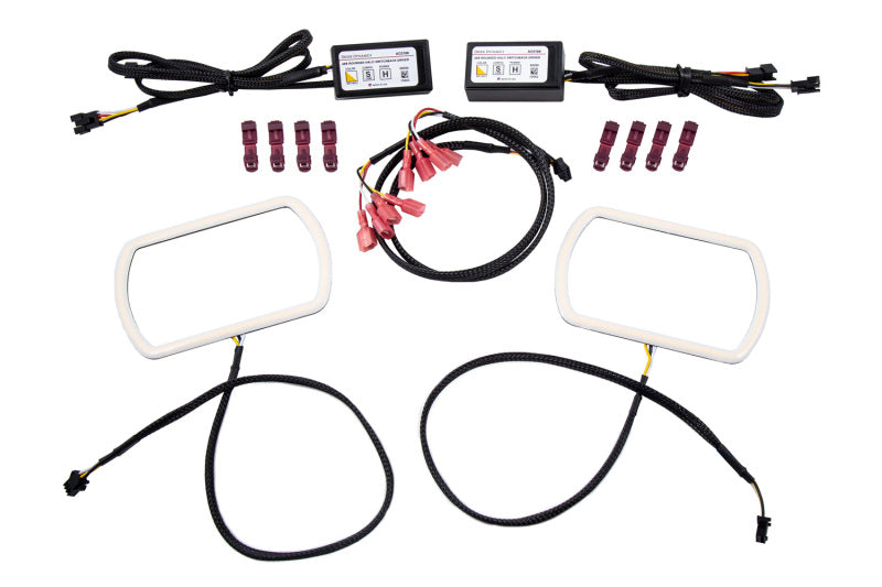 Diode Dynamics Switchback Rounded Rectangle Halos - DD2260