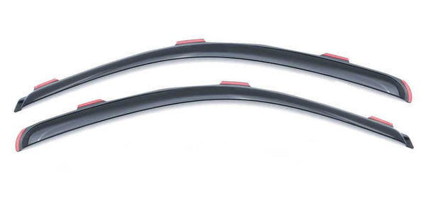 AVS 17-18 Ford F-250 Super Duty Standard Cab Ventvisor In-Channel Window Deflectors 2pc - Smoke - 192452 for 2017-2026 Ford F