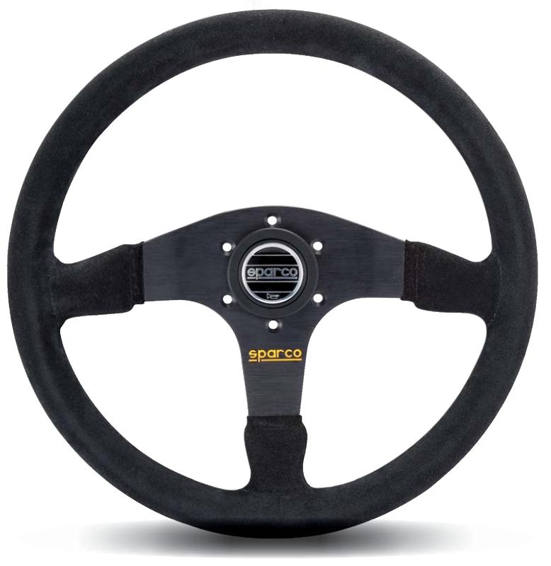 Sparco Strwhl 375 Suede Black - 015R375PSN