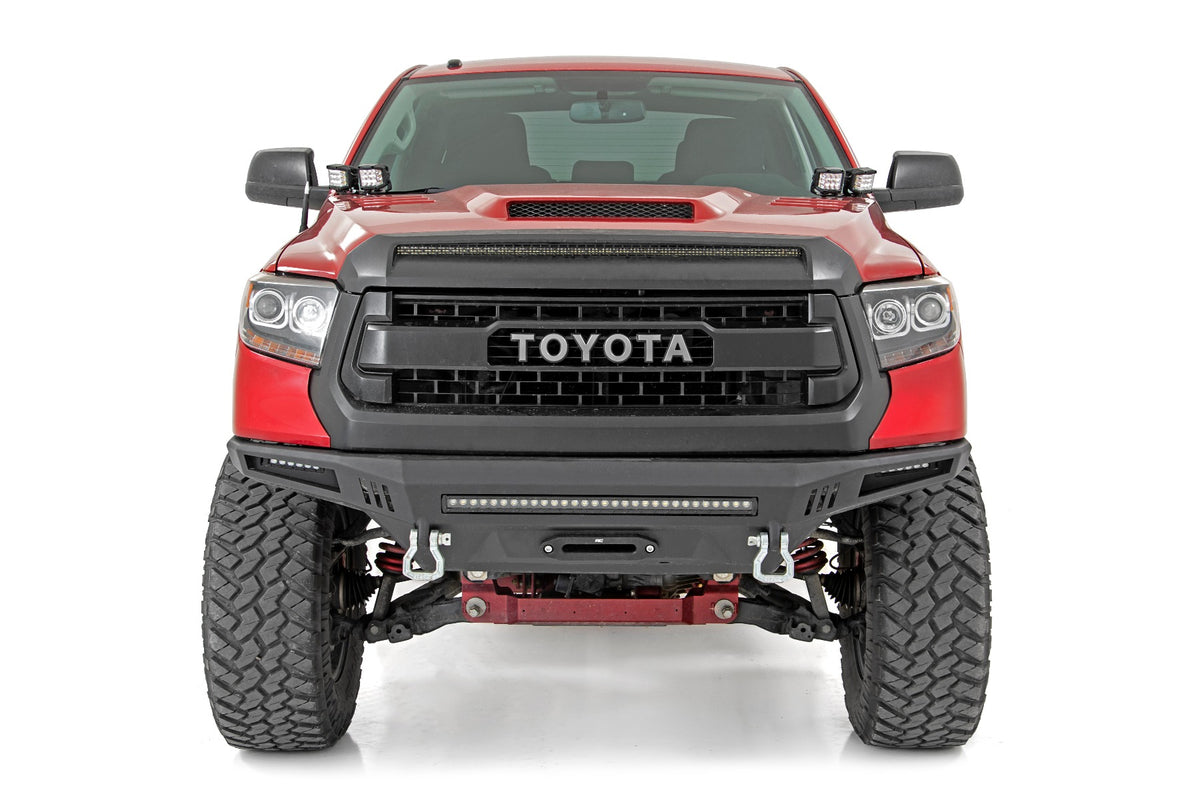 LED Light Kit | Ditch Mount | Dual 2&quot; Black Pairs | White DRL | Toyota Tundra (14-21)