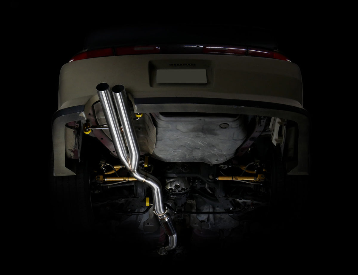 ISR Performance Series II - EP Dual Rear Section Only - 95-98 Nissan 240sx (S14) - IS-S2RO-EPD-S14