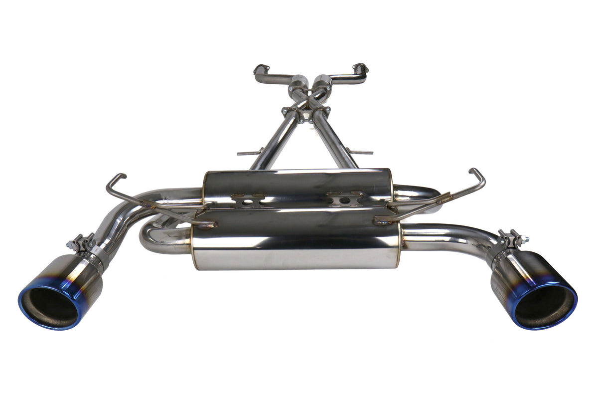 Invidia 07+ Infiniti G37 Coupe Gemini Rolled Titanium Tip Cat-back Exhaust - HS07IG7GID