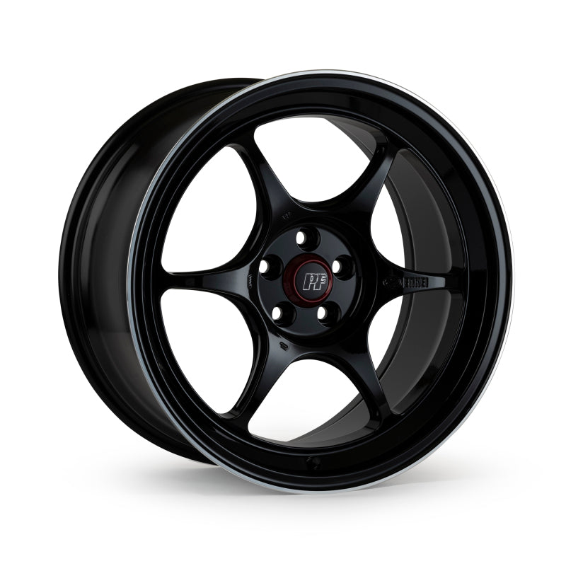 Enkei PF06 17x9 / +35 ET / 5x100 BP - Black Machined - 545-790-8035BKM