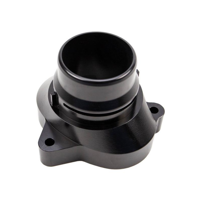Wehrli 11-25 Ford Power Stroke 6.7L Billet Aluminum Thermostat Housing - Black Anodized - WCF100148