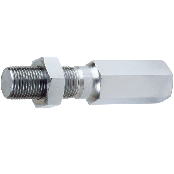 QA1 Male/Left Hand to Female/Right Hand Linkage Adjuster - 5/8-18 - Chromoly Steel - AS10-10 by QA1 - front view