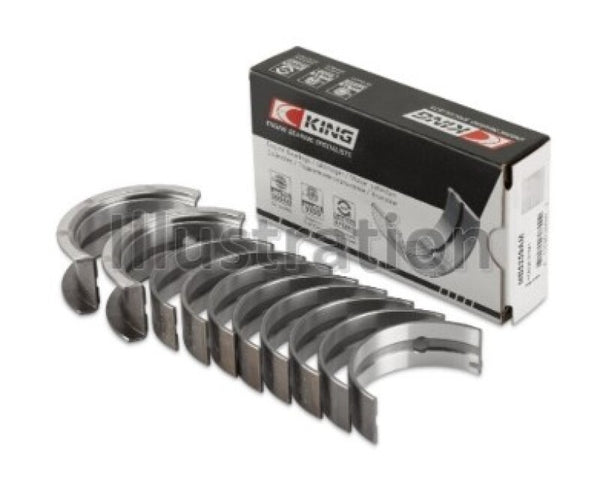 King Engine Bearings ChevrolET 121 (Size +1.0mm) Main Bearing Set - MB5531SI1.0 by King Engine Bearings - front view