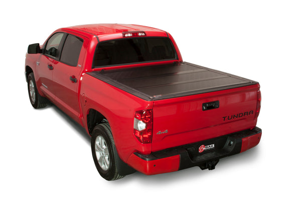 BAK 2024 Toyota Tacoma 5ft Bed BAKFlip Fibermax Bed Cover - 1126446 for 2024-2026 Toyota Tacoma - front view