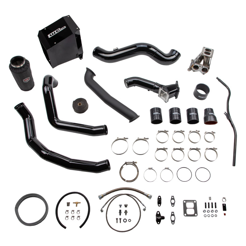 Wehrli 01-04 GM Duramax LB7 S300 Single Turbo Install Kit - Sparkle Bomber Orange - WCF100478-SBO