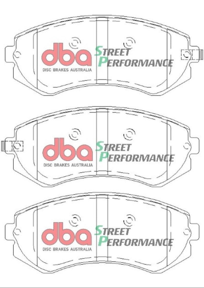 DBA 90-96 Nissan 240SX w/ABS SP Performance Front Brake Pads - DB1148SP