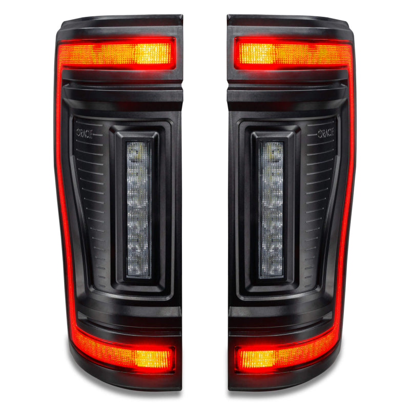 Oracle Lighting 17-22 Ford F-250/350 (Black Series) Flush Mount LED Tail Lights SEE WARRANTY - 5896-504-T