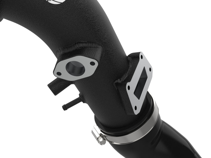 aFe 19-22 Hyundai Veloster N L4 2.0L (t) BladeRunner 2-3/4in Aluminum Cold Charge Pipe - Black - 46-20649-B