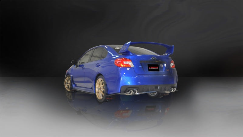 Corsa 2015-2021 Subaru WRX Cat Back Exhaust Polished Quad 3.5in Tips Sport - 14857