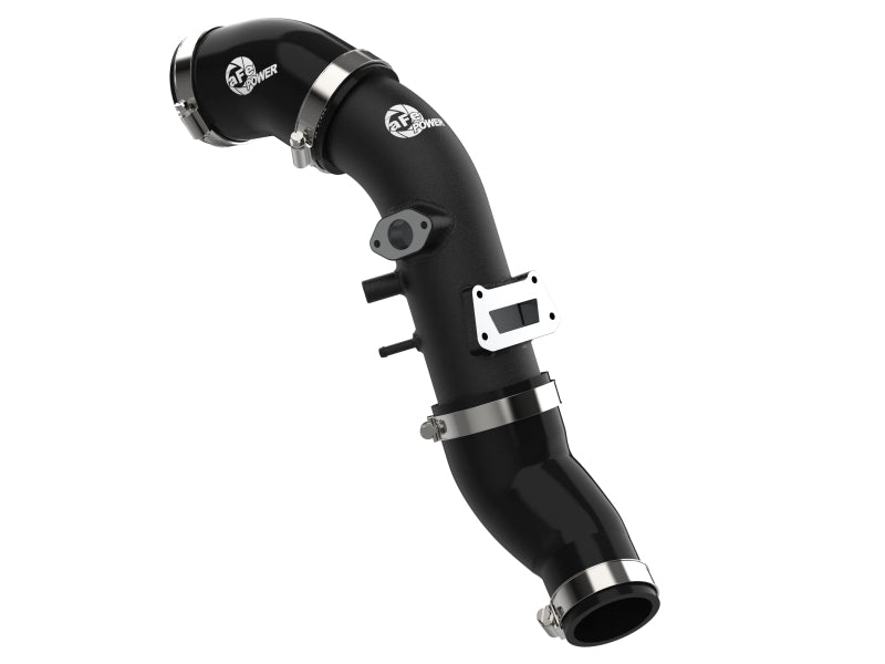 aFe 19-22 Hyundai Veloster N L4 2.0L (t) BladeRunner 2-3/4in Aluminum Cold Charge Pipe - Black - 46-20649-B