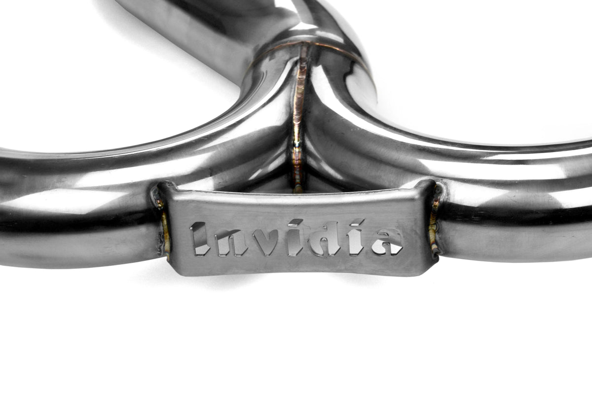 Invidia 15+ Subaru WRX/STI 4dr N1 Twin Outlet Single Layer Tip SS Cat-Back Exhaust - HS15STIGTP