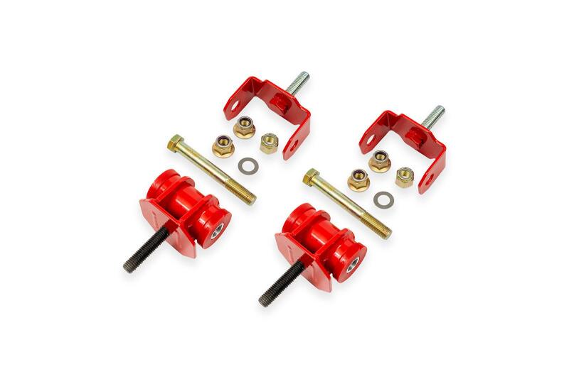 BMR 97-04 Chevrolet C5 Corvette (Inc. Z06) Polyurethane Motor Mount Kit - Red - MM550R for 1997-2013 Chevrolet Corvette