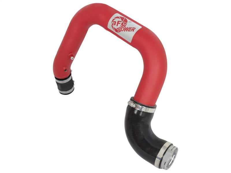 aFe BladeRunner 2.5in Red IC Tube Hot Side w/ Coupling &amp; Clamp Kit 2016 GM Colorado/Canyon 2.8L - 46-20268-R