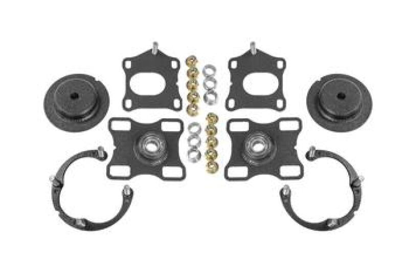 BMR 11- 14 Ford Mustang / Shelby GT500 Caster Camber Plates - Black Hammertone - WAK751H