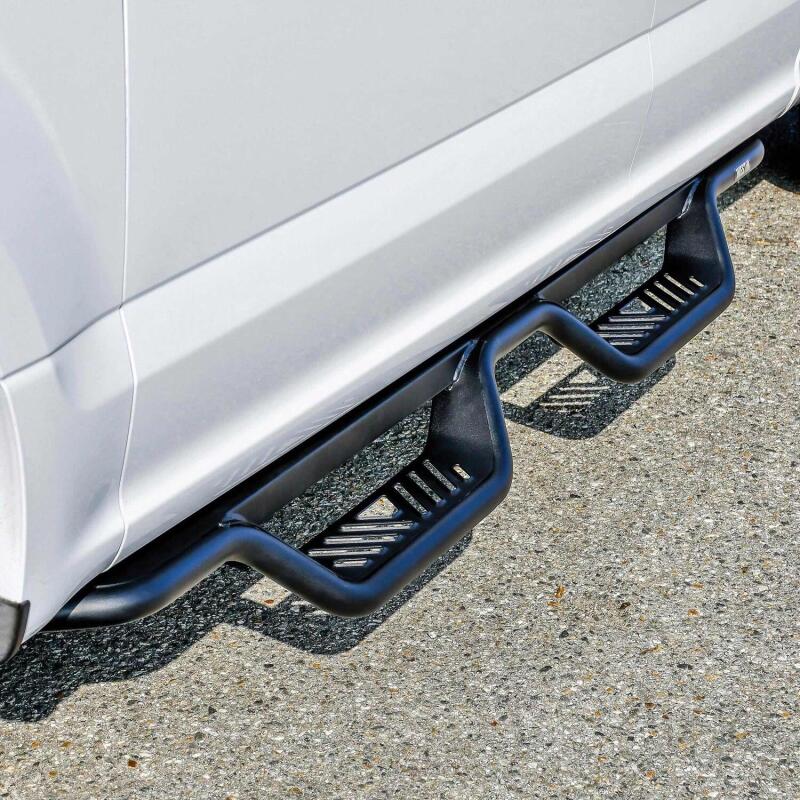 Westin 15-26/17-26 Ford F-150/F-250/F-350/F-450 SuperCab Outlaw Drop Nerf Step Bars Tex Black - 20-13935