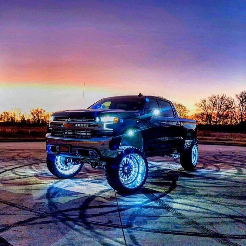 Oracle LED Illuminated Wheel Rings - ColorSHIFT - 15in. - ColorSHIFT No Remote SEE WARRANTY - 4210-334