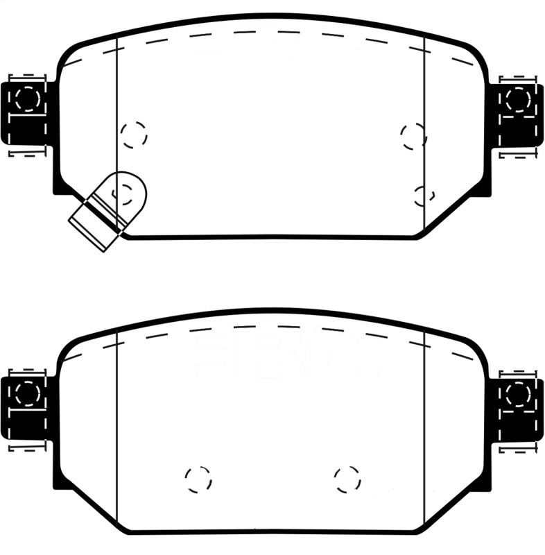 EBC 2017+ Mazda 3 2.0L Redstuff Rear Brake Pads - DP33081C