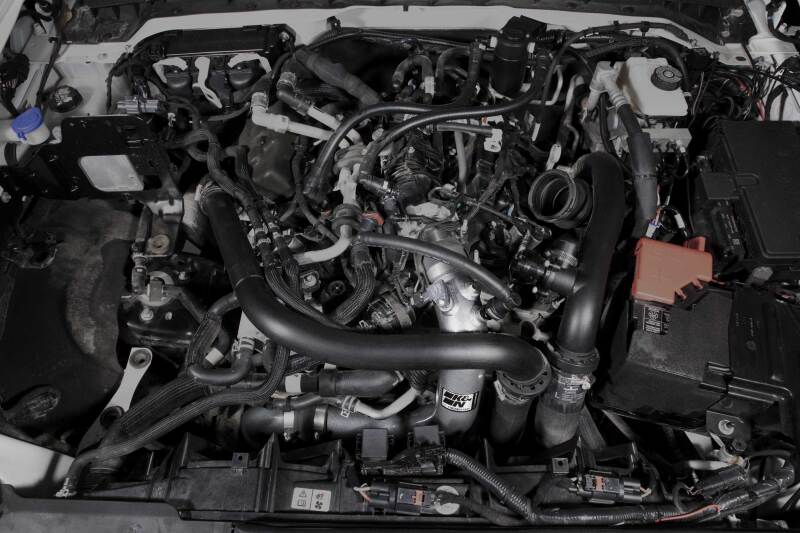 K&amp;N 2023 Ford Bronco Raptor 3.0L V6 Aluminum Charge Pipe Kit - Gunmetal Gray - 77-1020KC